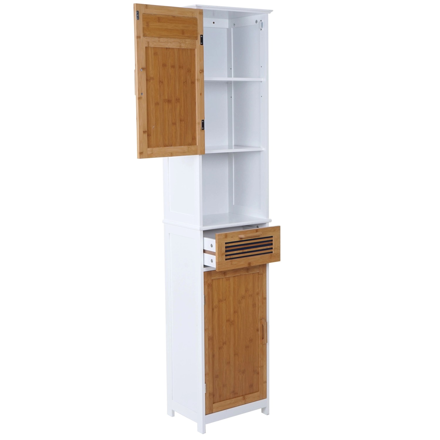 MCW Hochschrank A85 Bambus