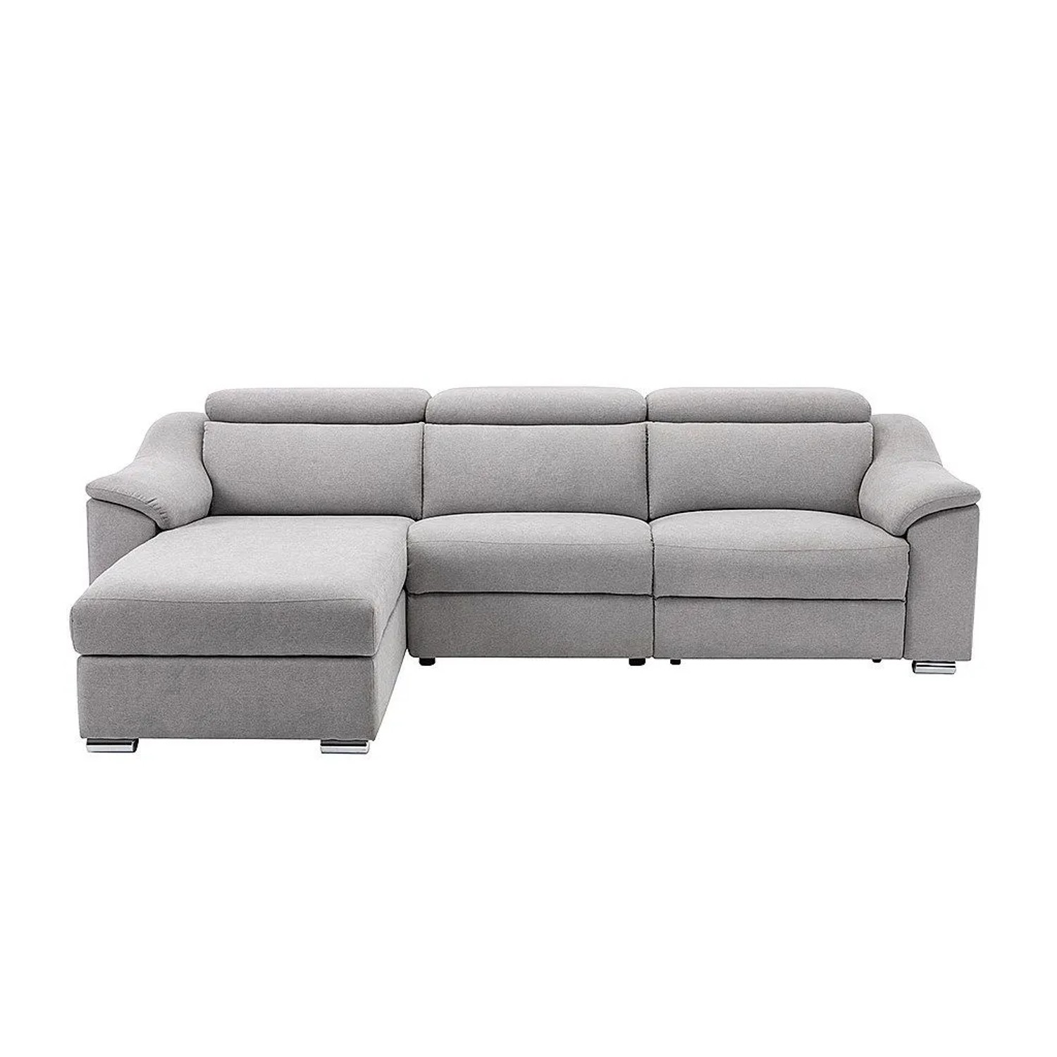 Vente-unique Relaxsofa Pedrera Hellgrau 284 cm