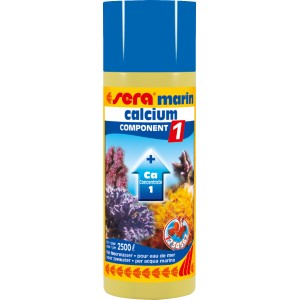 Sera Marin Component 1 Ca, Salzwasseraufbereiter für Aquarien, 250ml Flasche.