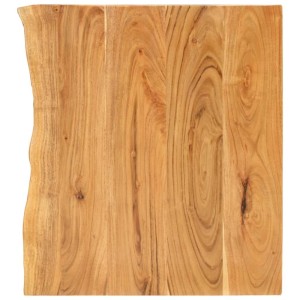 vidaXL Badezimmer-Waschtischplatte Massivholz Akazie 58x52x2,5 cm 286317