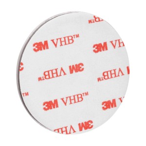 SOTECH Selbstklebende Tür Rosetten Rund Ø55 mm Blindrosette Edelstahl Satin