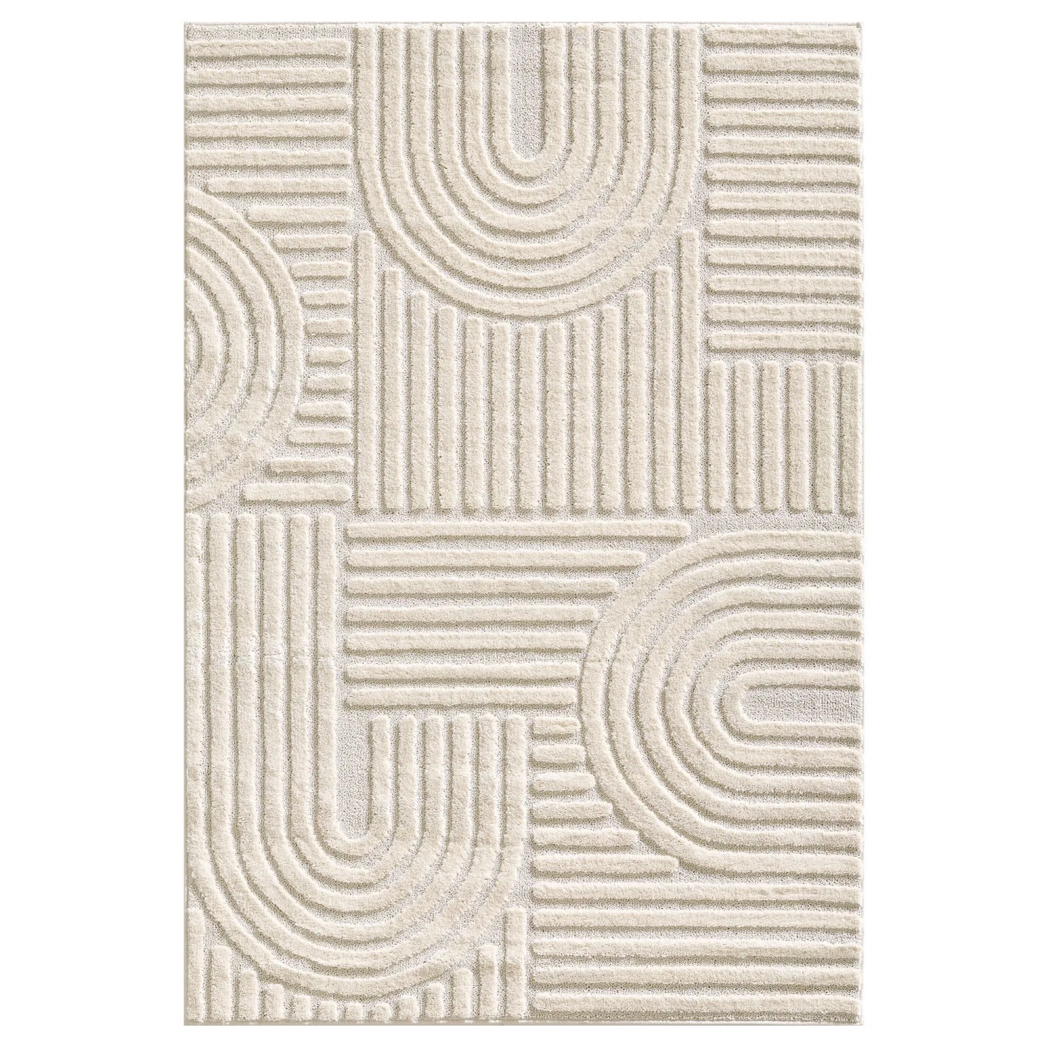 Ayyildiz Kurzflorteppich Art 1121 Creme 200 cm x 290 cm