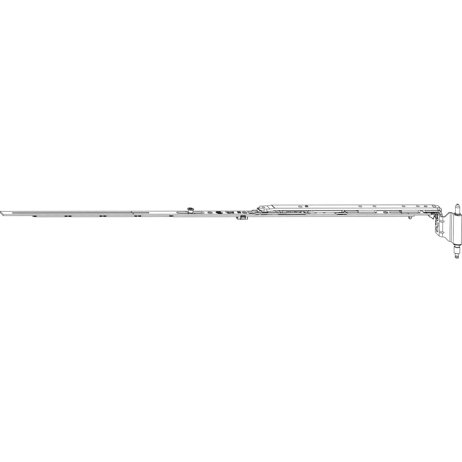 Macomm Winkelbandschere Mammut 220kg Größe 900 12/20-13 Silber Rechts