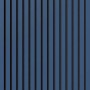 Akustikpaneel Muster in Blau und Schwarz mit Linoleum und Filz, 29,5x15 cm.