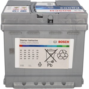 Bosch PowerLine SLI 52Ah Autobatterie für zuverlässige Startleistung im Bereich Autoelektrik.