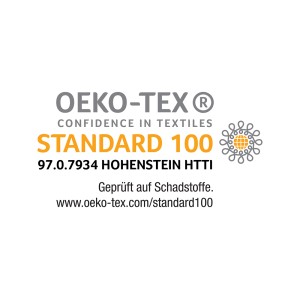 Öko-Tex Standard 100 Zertifikat für Meusch Badteppich Funky