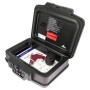 HMF 250437 Feuerfeste Wasserdichte Dokumentenbox Zahlenschloss DIN A4 44 x 16 x 33 cm Schwarz_8