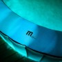 Detailansicht MSpa Comfort Starry AirJet Whirlpool mit LED-Beleuchtung.