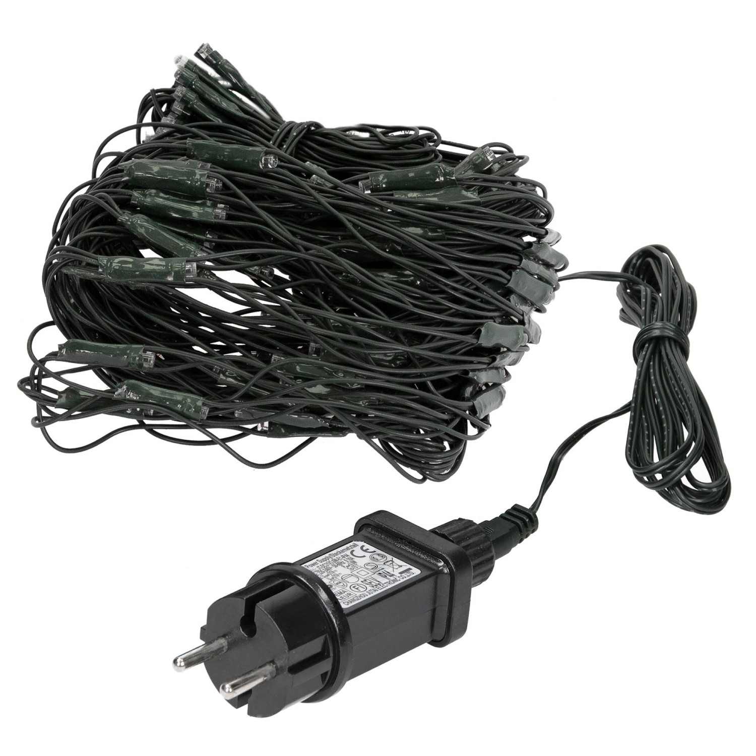 ECD Germany LED Lichternetz 160 Kaltweiße LEDs 2x1m Weihnachten IP44 Wasser günstig online kaufen