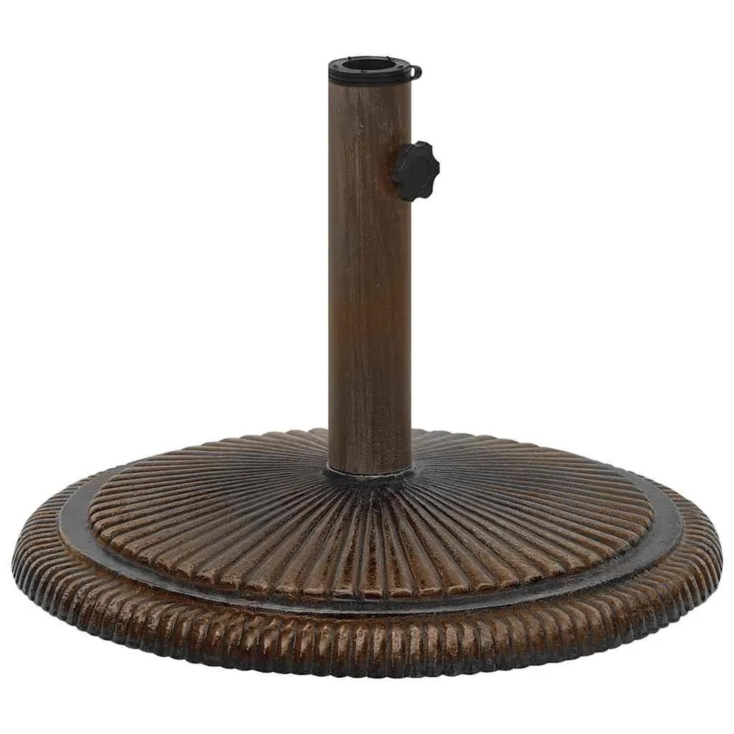 vidaXL Sonnenschirmständer Bronzen 45x45x30 cm Gusseisen 317771