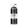 Schwarze COSMOS LAC Kreidefarbe Spray Chalk Effect Holzkohle, matt, für Möbel und Deko.