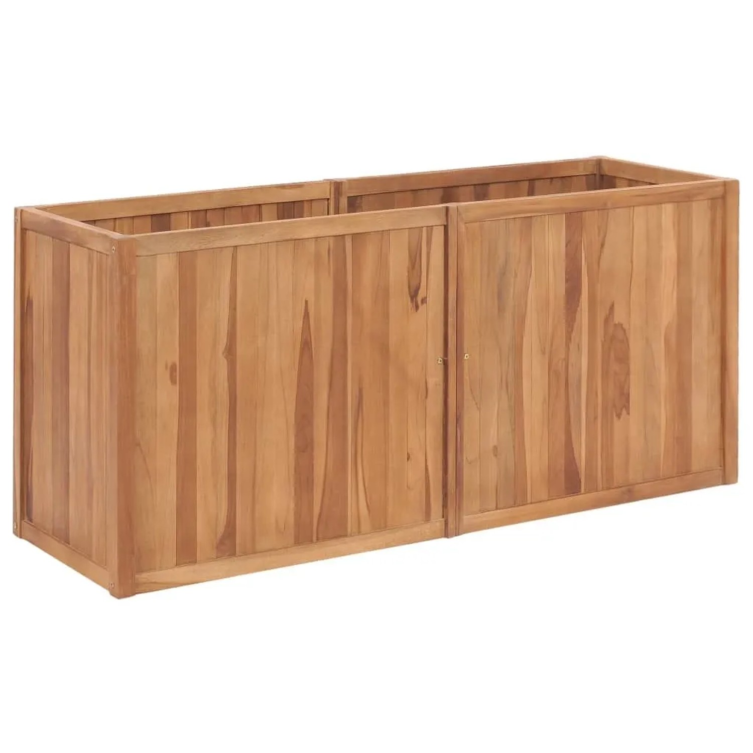 vidaXL Garten-Hochbeet 150 x 50 x 70 cm Massivholz Teak 48974