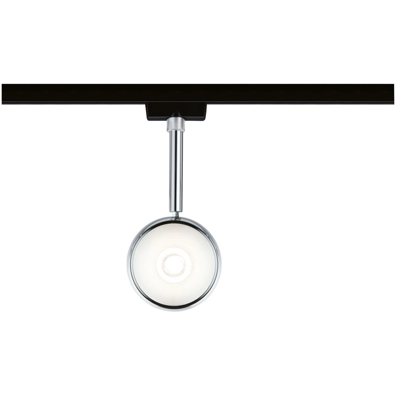 Paulmann Urail LED Spot Capsule II, dimmbar, 6W, schwarz/chrom. Spot für Schienensysteme.