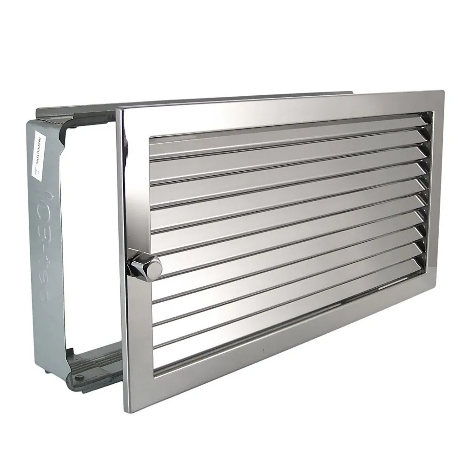 Häusler Warmluftgitter WG 4523 ESG Edelstahl Hochglanz 450 x 230mm Abluftgitter