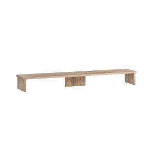 PROREGAL Monitorständer Eiche für 2 Bildschirme, Schreibtisch-Zubehör für mehr Ordnung.