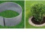 Bellissa Rasenkante Kreis, verzinkt, Ø 20 cm. Ideal zur Beetbegrenzung und Gartengestaltung.