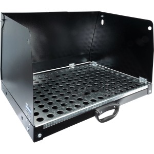 Güde Mobile Schweißkabine MSK 760: Faltbare Werkbank mit Gitterrost und Tragegriff.