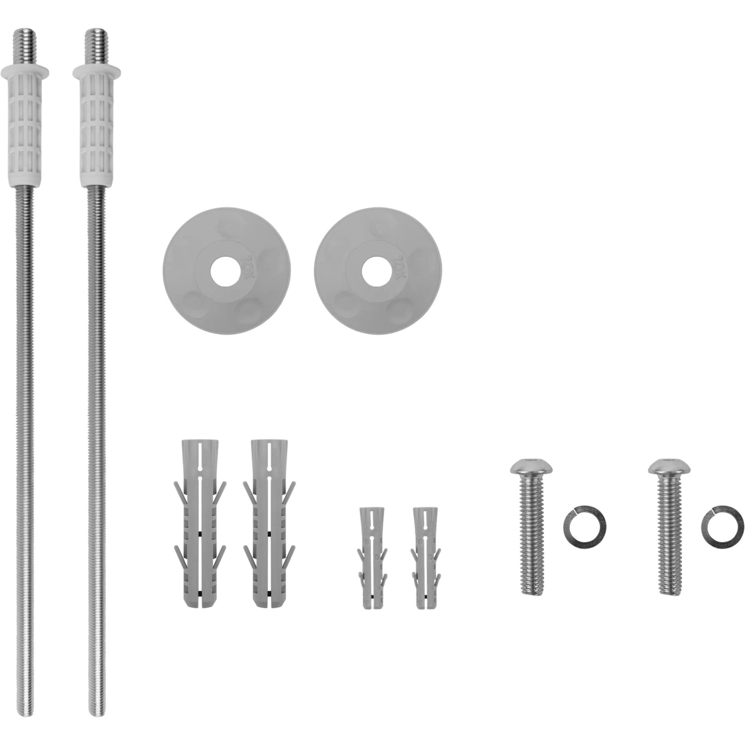 Schellenberg Abstandsmontagesystem für Dämmung (50-200mm), 2 Stück: Dübel, Schrauben und Zubehör für Rollos & Raffrollos.