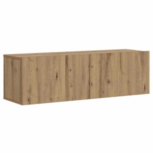 TV-Wandschrank in Artisan-Eiche Optik aus Holzwerkstoff mit 2 Türen, 100 cm breit.