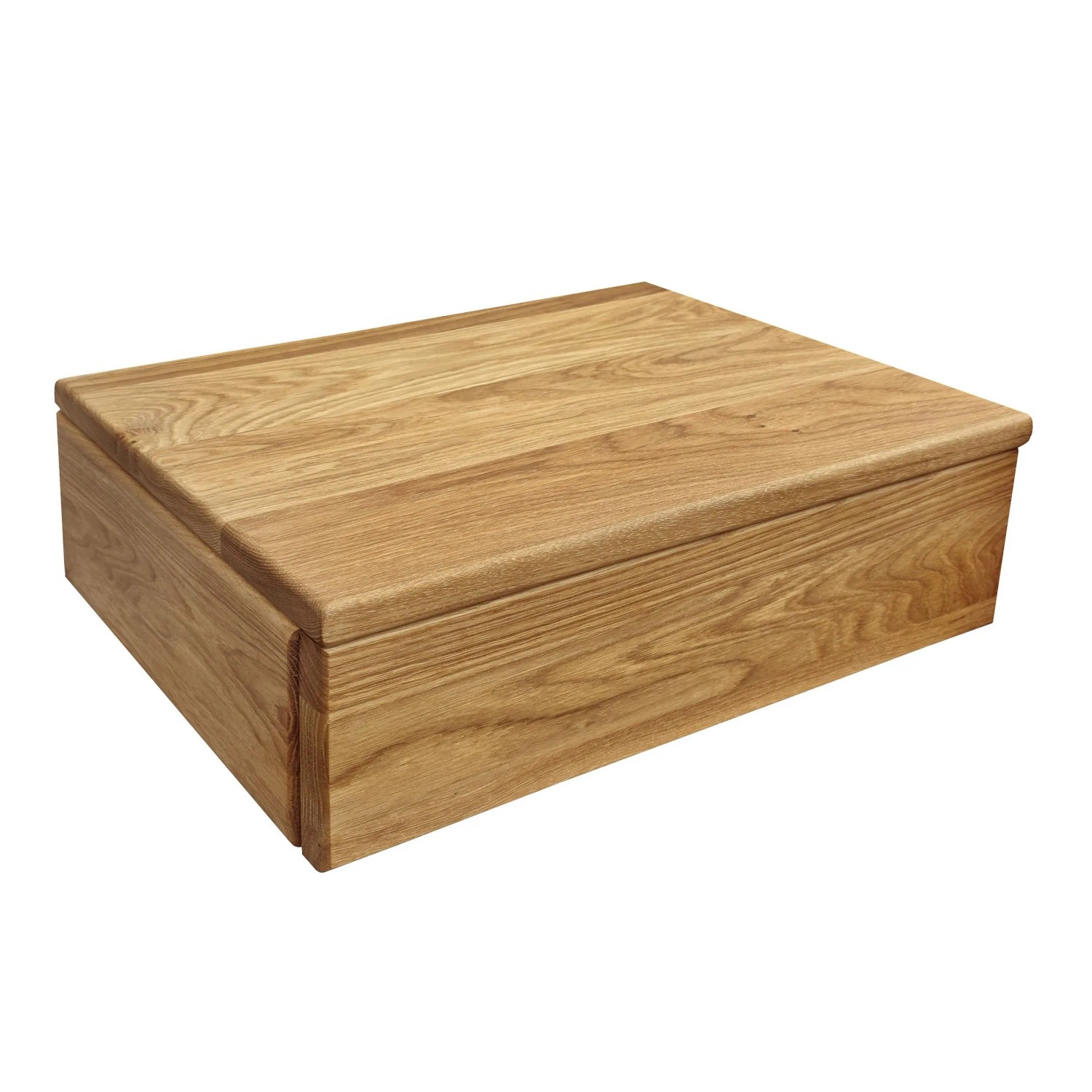 Erst-Holz Bettablage Nachttisch Schwebend 45x34x15 cm Eiche Geölt