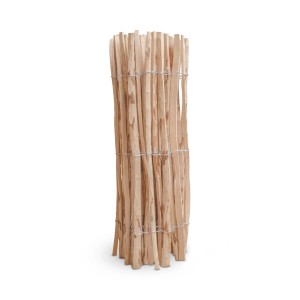 Stiltreu Staketenzaun Haselnuss, 120cm hoch. Naturzaun Rolle für Garten und Beet.