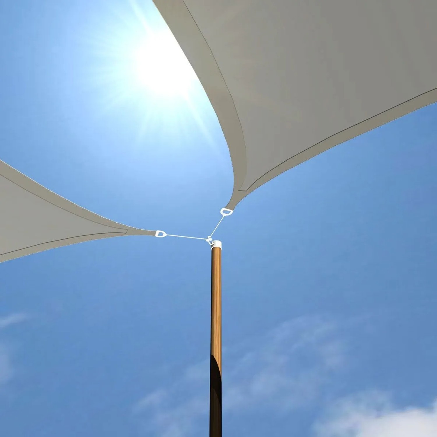 was kostet ein sonnensegel aufrollbar 1.5x1.6M, Schattentuch mit ösen im Viele Größe und Farben, Balkon Sonnenschutz inkl Befestigungsseile, UV-Schutz, Wetterfest für Garten Terrasse, Sand Beige Mid-drives Deutschland, Moselsteig: Mit dem Farbe:Blauer Iris