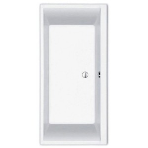 Rechteckige Steinkamp Badewanne, 170x80 cm, aus Acryl in Weiß Matt, ohne Zubehör.