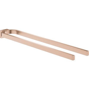 Grohe Selection Handtuchhalter, 2-armig, Warm Sunset gebürstet, aus Metall.