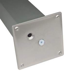 SOTECH Tischbein Eckig 100 x 100 mm Höhe 870 mm Alu Eloxiert Tragkraft Bis 150 kg