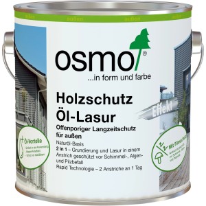 Dose Osmo Holzschutz Öl-Lasur Farblos 2,5 l für den Außenbereich. Holzlasur mit Langzeitschutz.