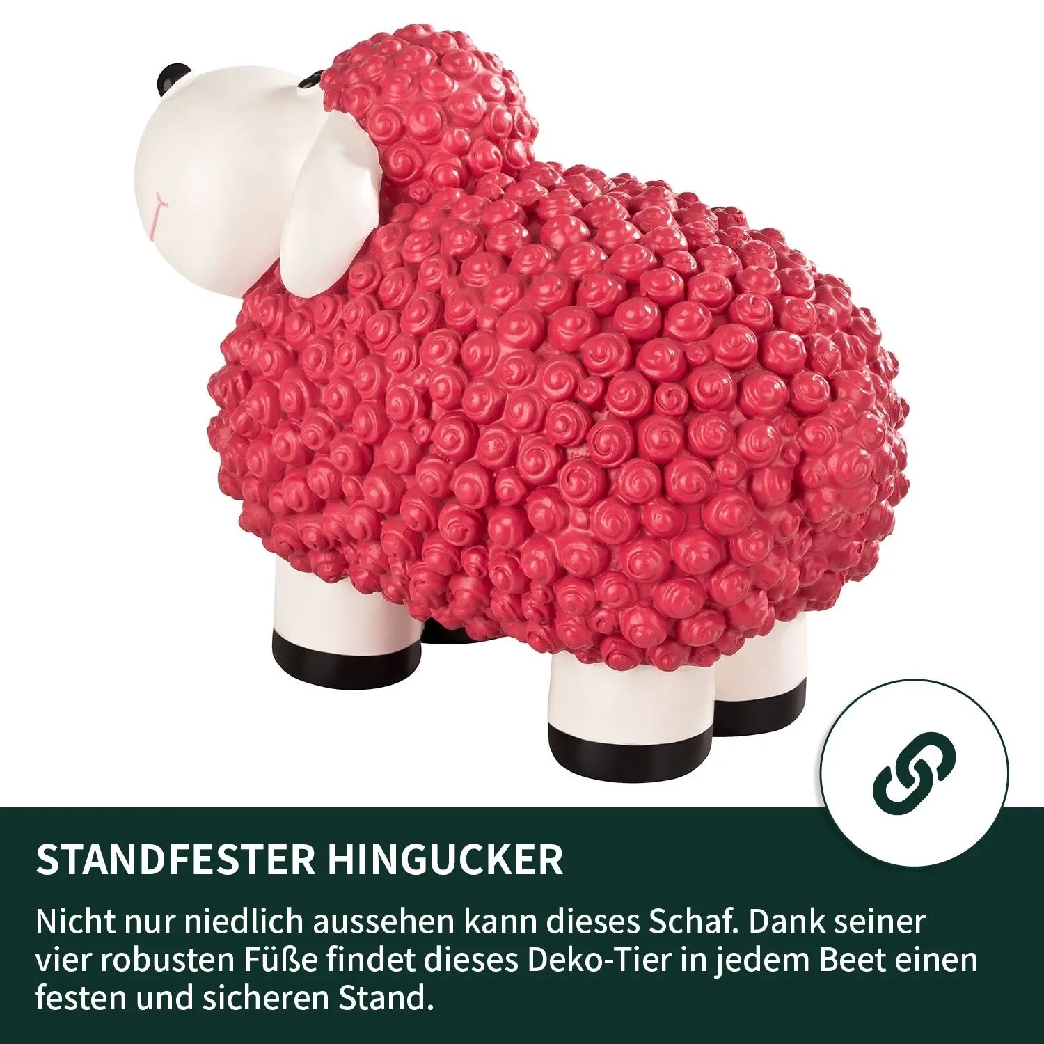VERDOBA Bunte Mini Schafe Gartenfiguren Pink_4