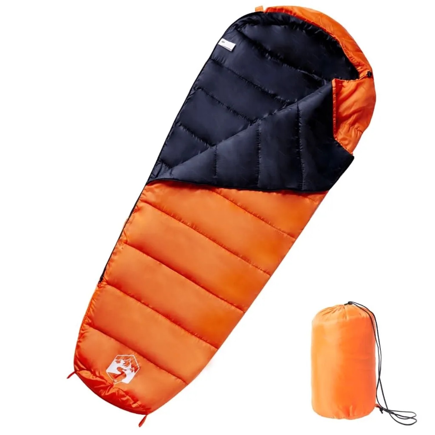 vidaXL Mumienschlafsack für Erwachsene Camping 3 Jahreszeiten 94468