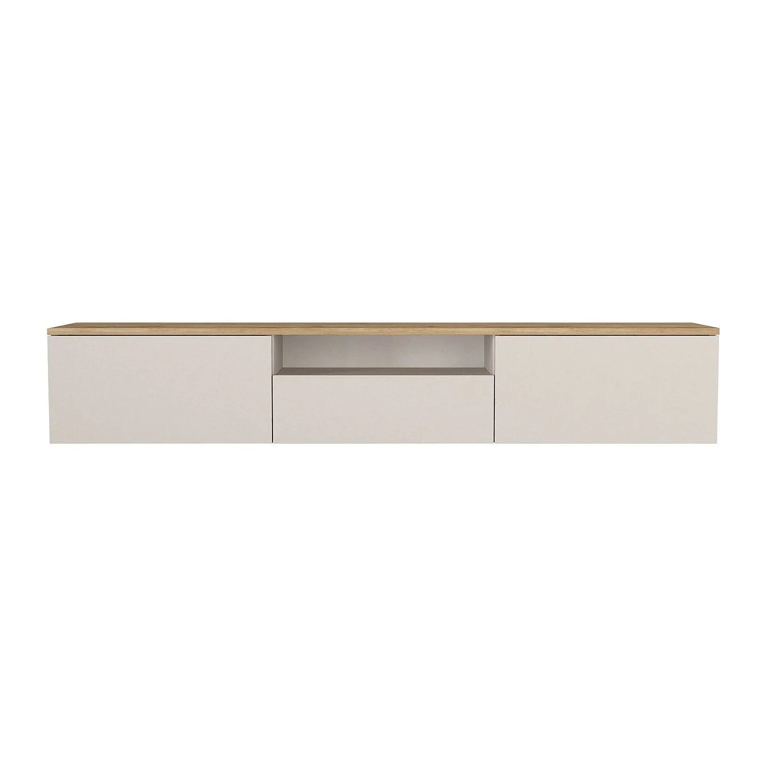 Vente-unique Tv-Hängeschrank Lotula Beige  Naturfarben Hell 180 cm