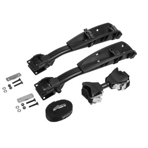 Eufab Erweiterung für Crow Plus Fahrradträger, Zubehör für 3. Fahrrad, inkl. Rahmenhalter und Spanngurt.