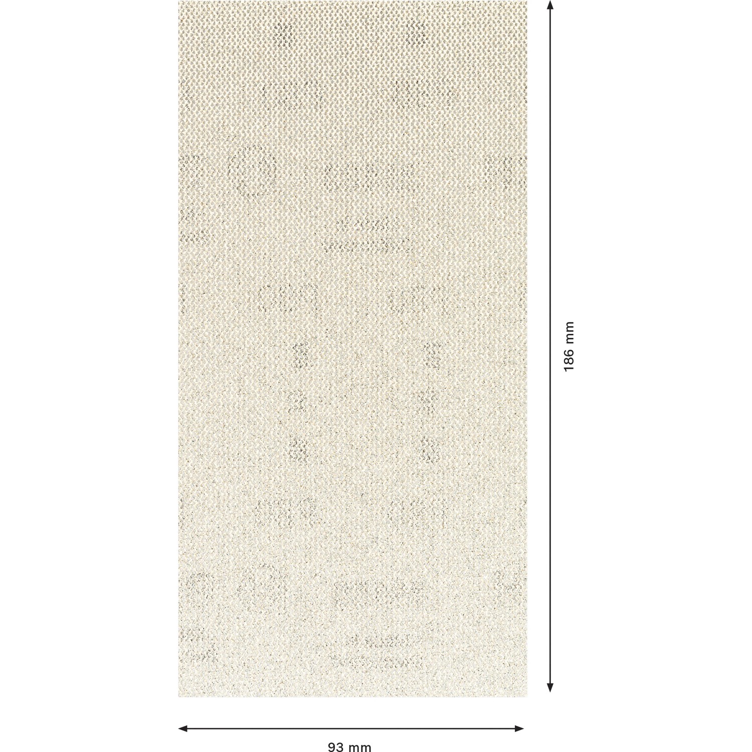 Bosch Expert M480 Netzschleifblatt K80, 93x186mm, 10 Stk. für Schwingschleifer.