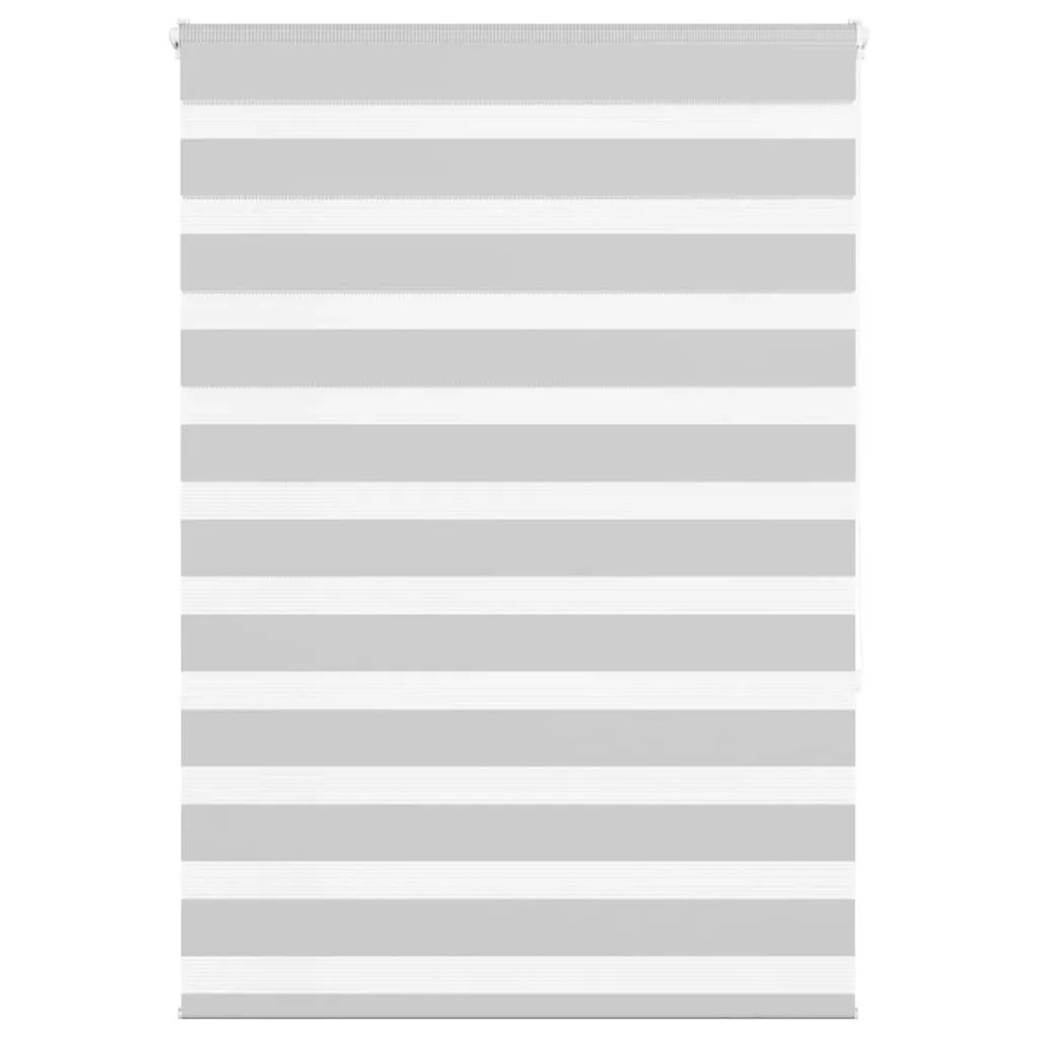 vidaXL Doppelrollo Hellgrau 110x150 cm Stoffbreite 105,9 cm Polyester 40144 günstig online kaufen