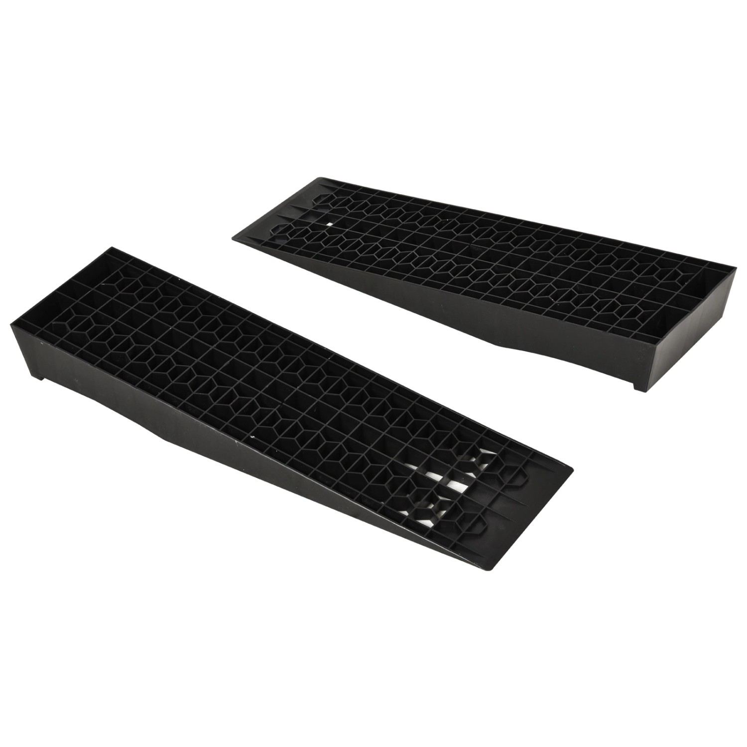 HOMCOM Laderampe Auffahrrampe PP Schwarz 70L x 19,5B x 7,8H cm günstig online kaufen