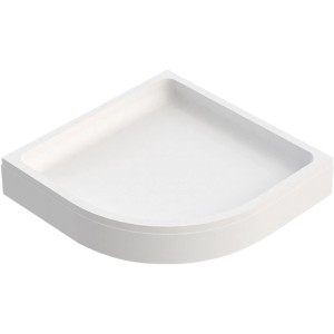 Ottofond Wannenträger Kraton 80 cm für Duschwanne, weiße Eckform.