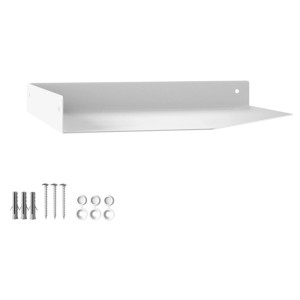 SOTECH Design Wandeckregal HOVER-X 250 x 250 x 30 mm Weiß für Wandmontage
