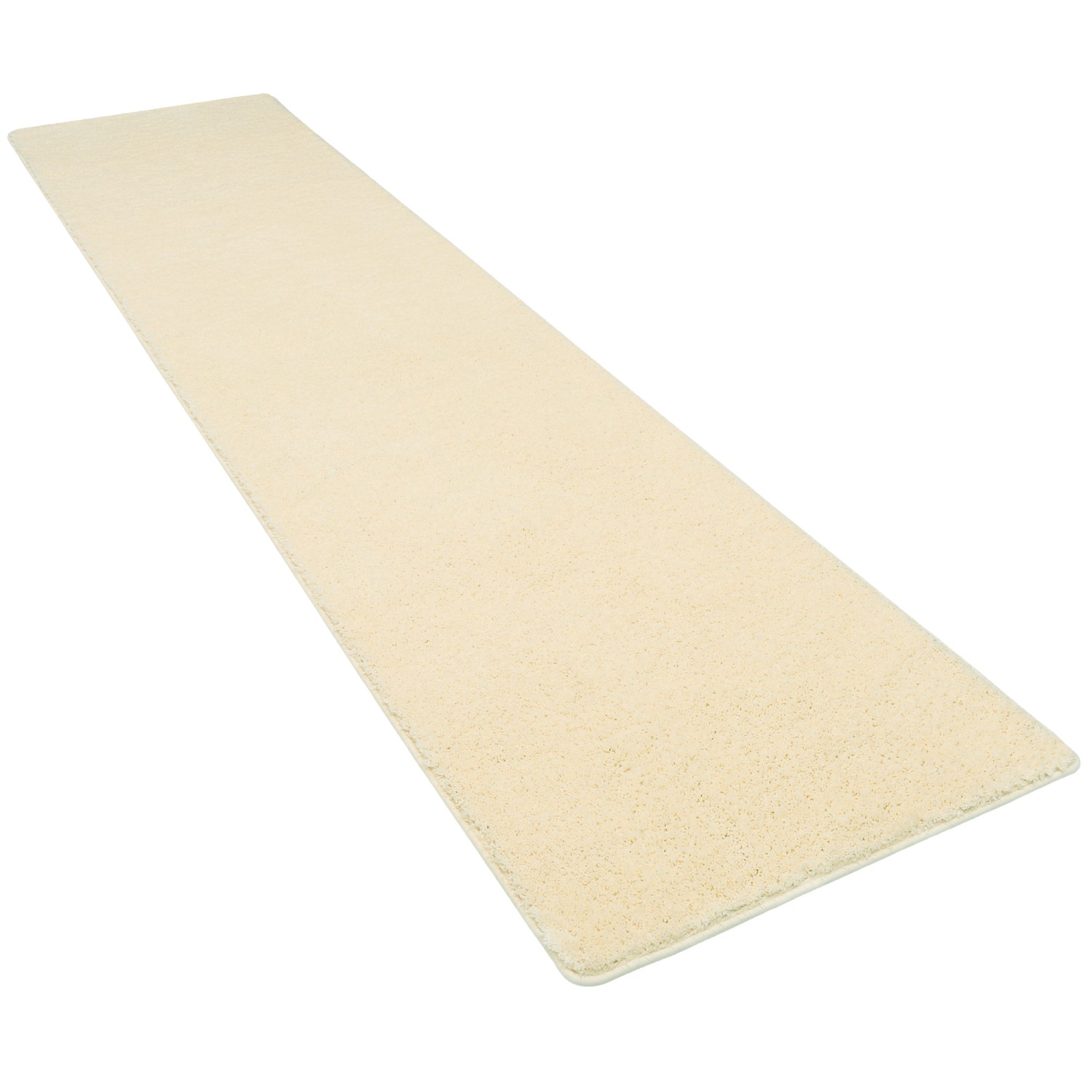 Snapstyle Hochflor Shaggy Läufer Teppich Palace Creme 80x400cm günstig online kaufen