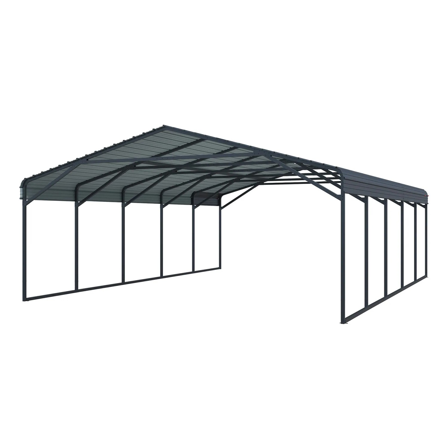 Westmann Carport Kopenhagen L 791 cm x 597 cm x 298 cm Grau