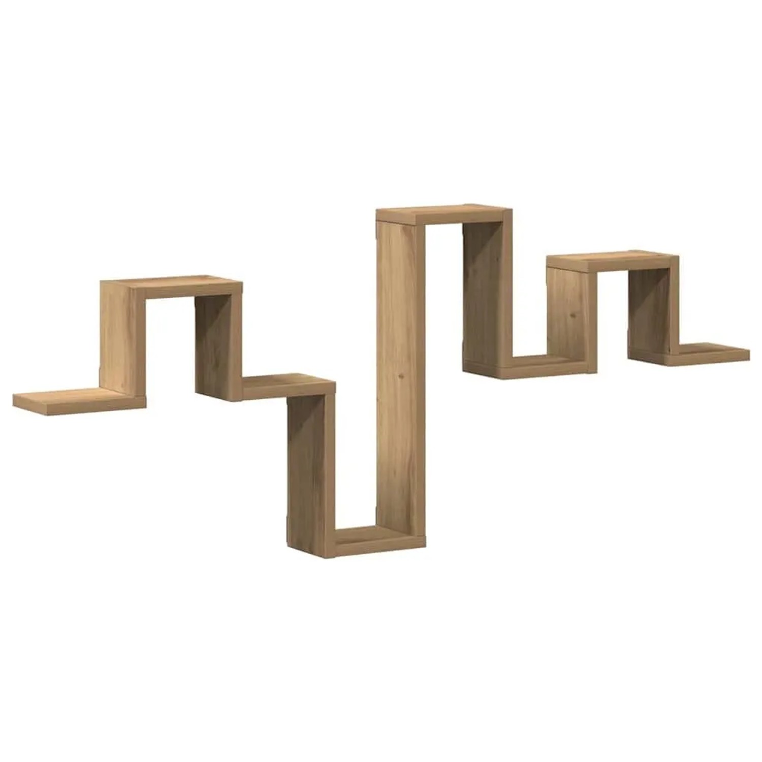 vidaXL Wandregal Wandmontiert Artisan-Eiche 104,5 x 43 x 10 cm 869115
