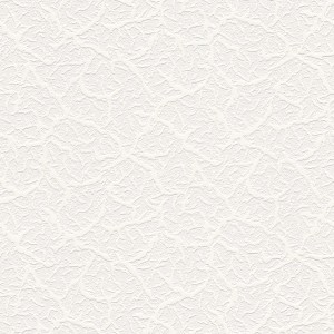 Weiße Strukturtapete mit Äste-Muster, Papier mit Vinylbeschichtung für Wohnzimmer und Flur.