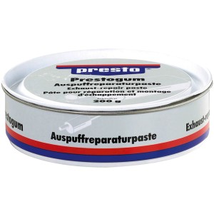 Presto Auspuff-Reparaturpaste, 200g Dose zur schnellen Reparatur von Auspuffanlagen.