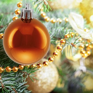 Relaxdays Weihnachtskugeln 50er Set Kunststoff Orange Glänzend 7 cm x ø 6 cm