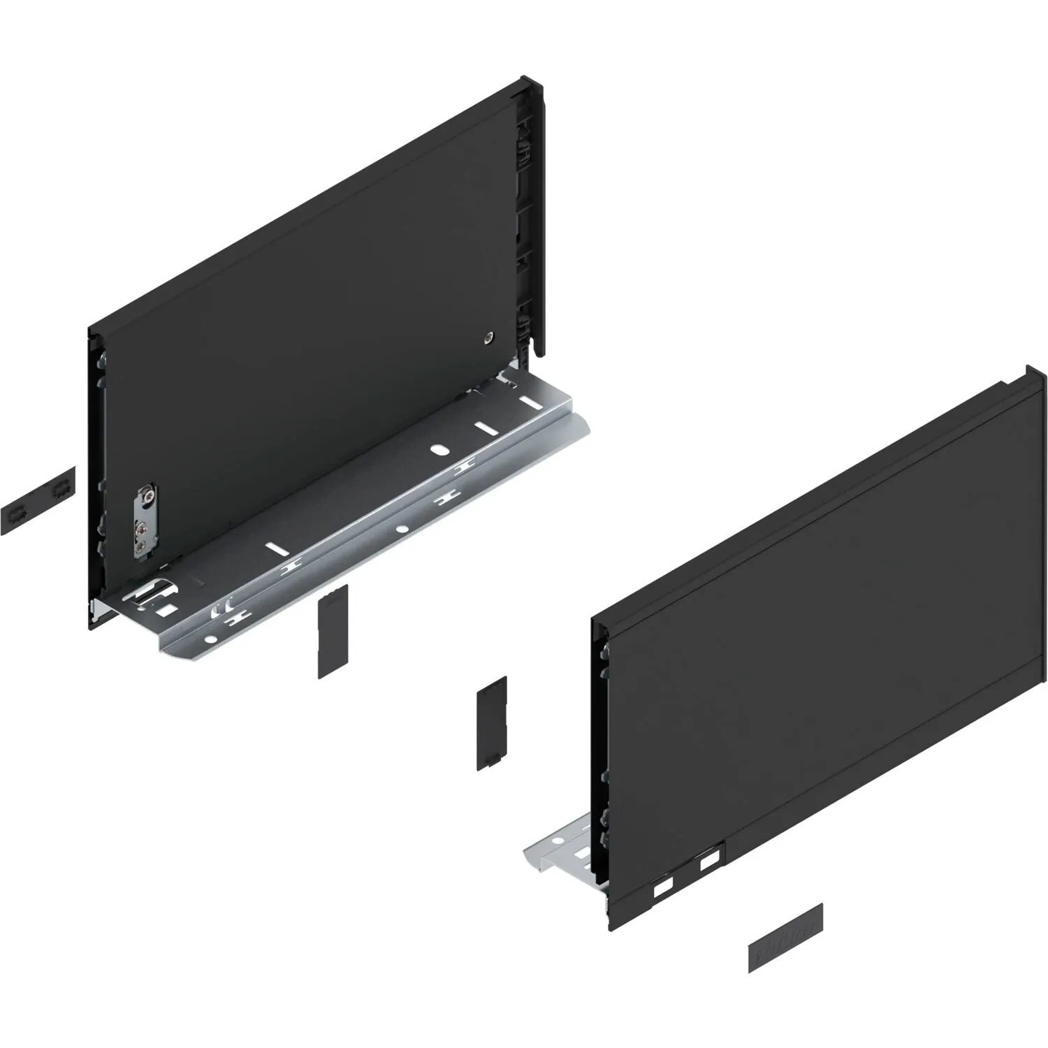 Blum Zarge Legrabox Pure Höhe C Nennlänge 300 mm Carbonschwarz Matt