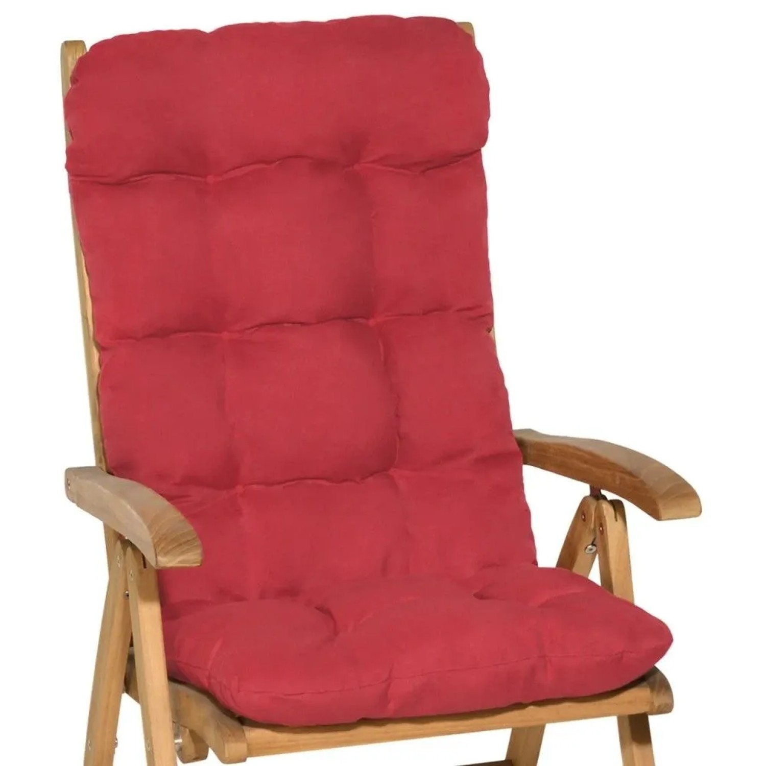 Beautissu Flair HL Hochlehner 120x50x8cm Rot 2tlg