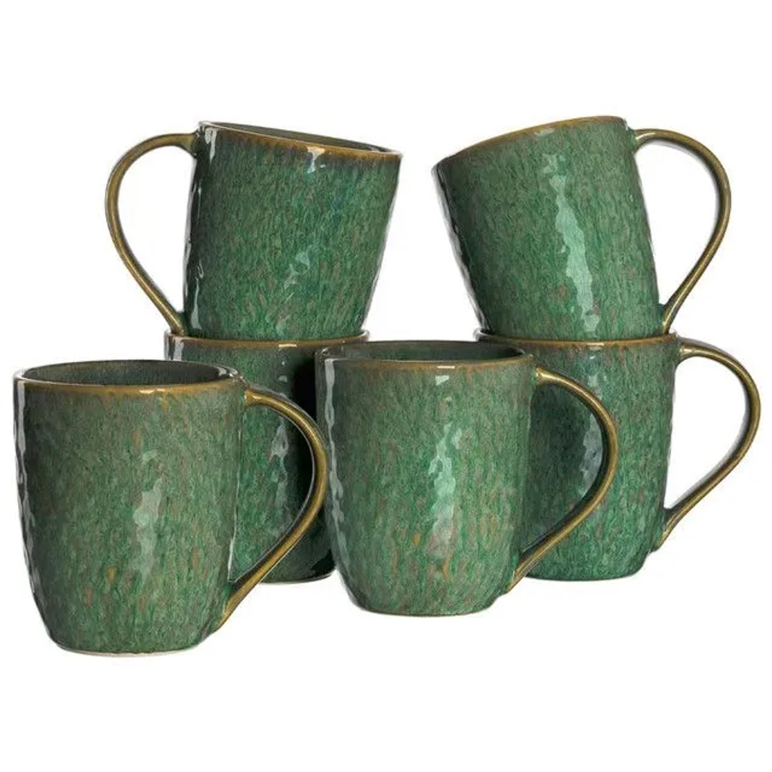 Leonardo Matera Kaffeebecher 430 ml 6er Set Grün