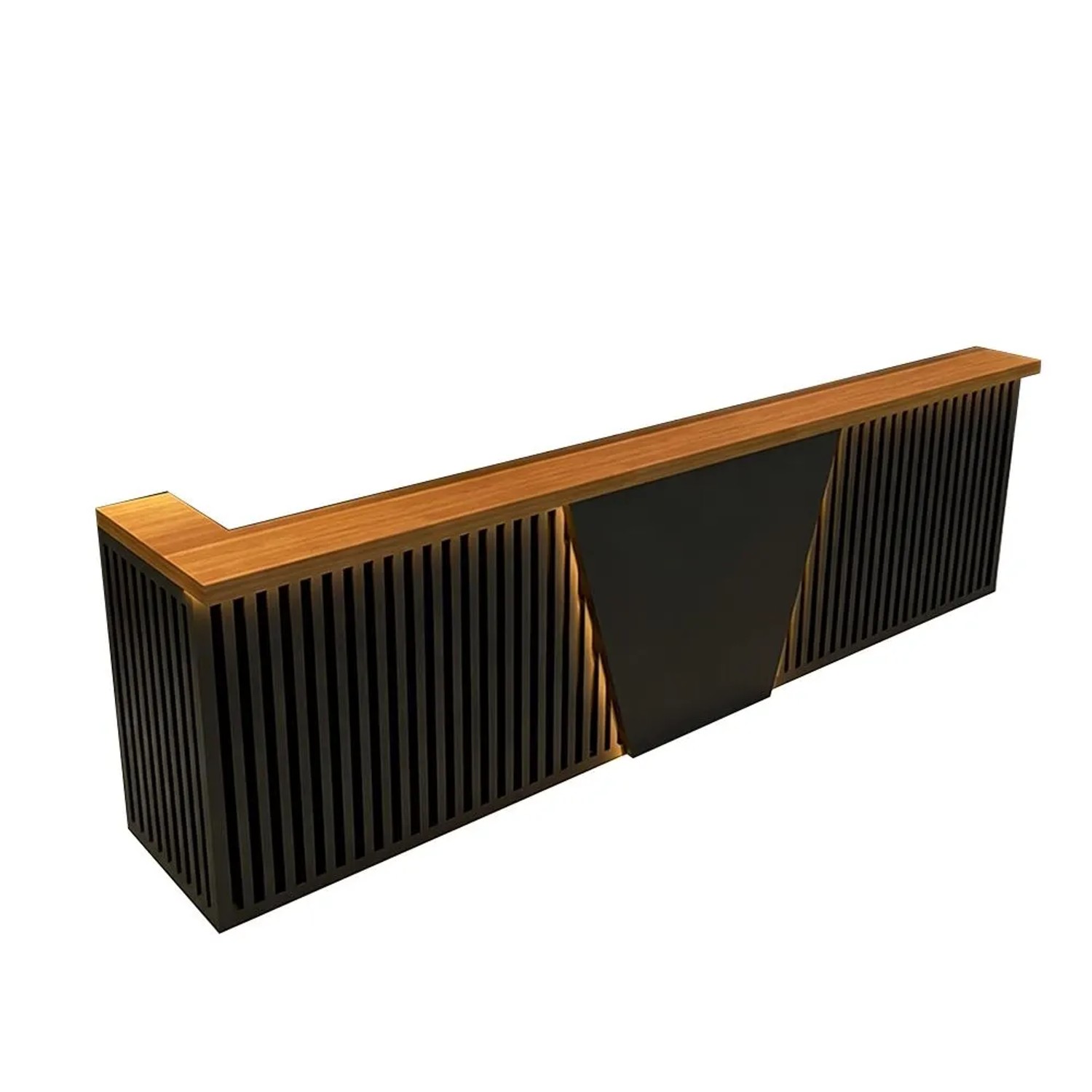 360Home Bartheke Kasse Restaurant Billardhalle Empfangstheke Geradlinige Bar 200 CM HDTX200