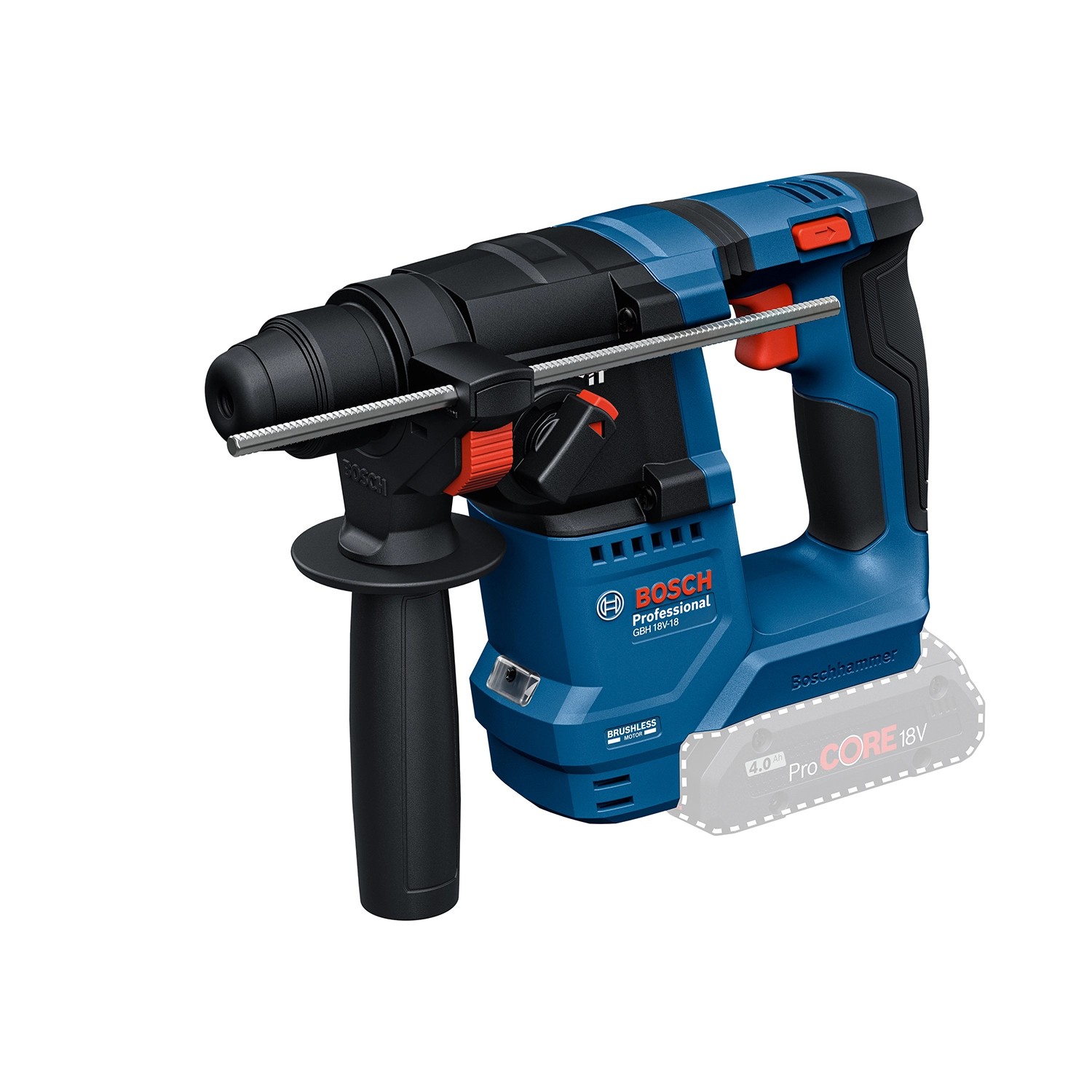 Bosch Professional Akku-Bohrhammer mit Onechuck GBH 18V-18 X günstig online kaufen
